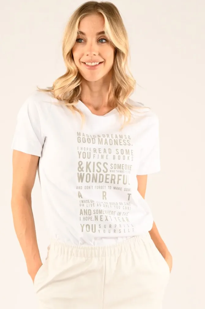 AALIYAH PRINT T-SHIRT