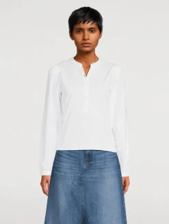 Alura Puff Sleeve Henley