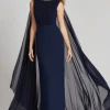 Amiri Jewel Chiffon Dress