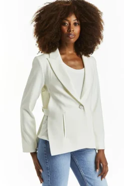 Anastia blazer in white