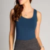 Bamboo Short Tank in midnight