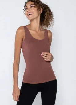 Bamboo Short top – Chestnut