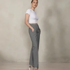 CANDICE STRAIGHT pant in slate