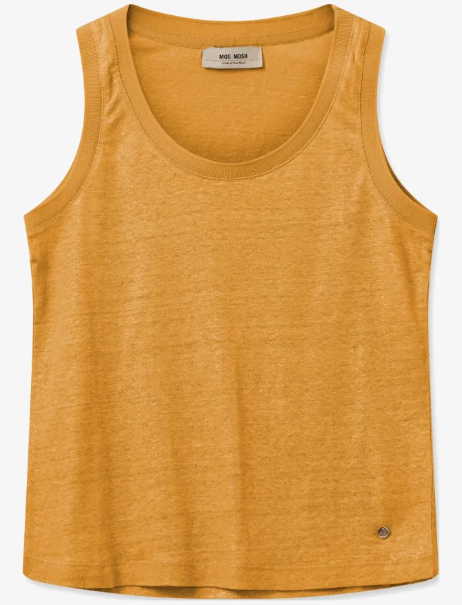 Casa Foil Top in blazing orange – Large