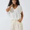 Chevron Mix Knit Tee