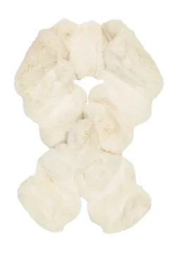Chinchilla Pull Through Scarf in White