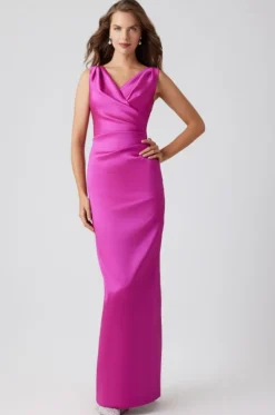 Claire Bodice Ruched Tank Gown