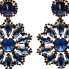 Crystal Flower in Navy