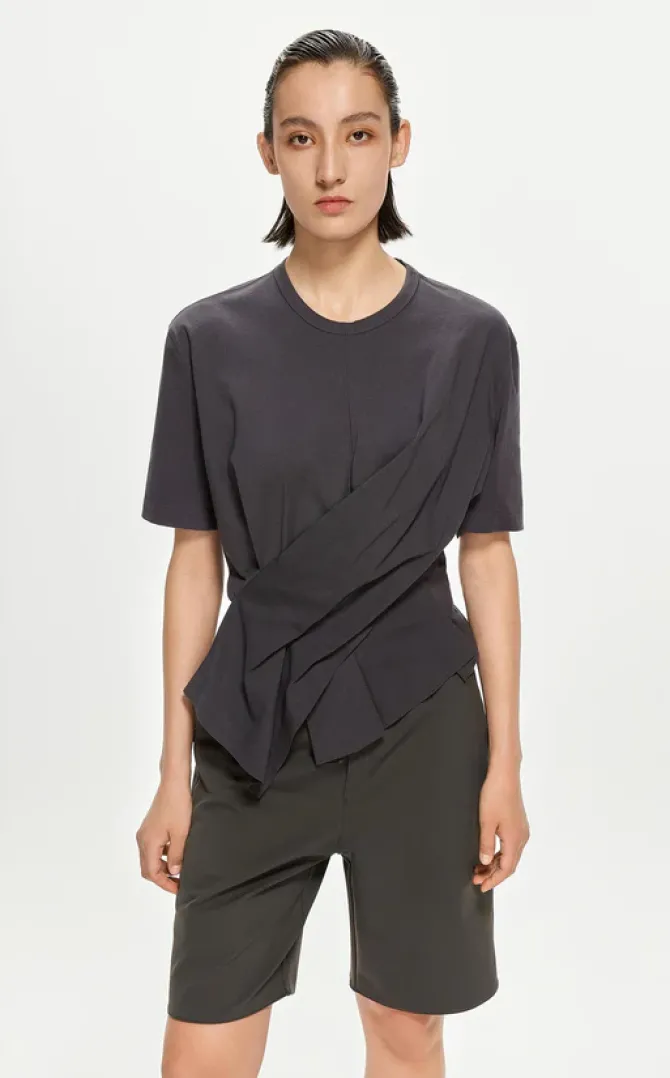 Donata T-Shirt in anthracite