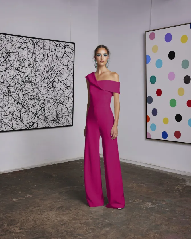 Elio Jumpsuit in Fushia