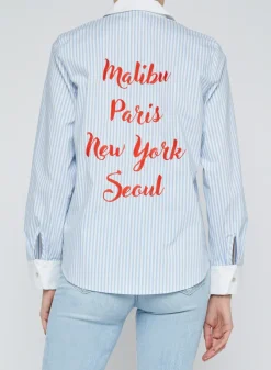Ellery Blouse in scarlett