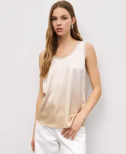 Evalina Tank Top in beige