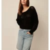 Evie Sweater in caviar