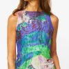 Florence Solid Double Sheer Top