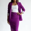 Freda’s pencil skirt in Orchid