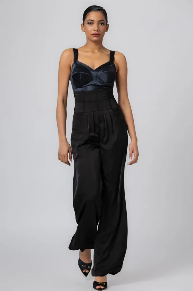 Honey Tomboy Trousers Black