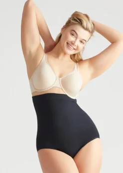 Inna High Waisted Briefs in Black
