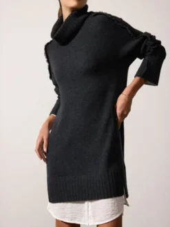 Jolie Layered Fringe Dress Large
