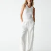 Jules Pant in white
