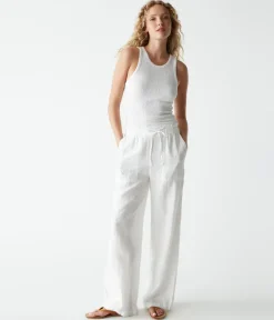 Jules Pant in white