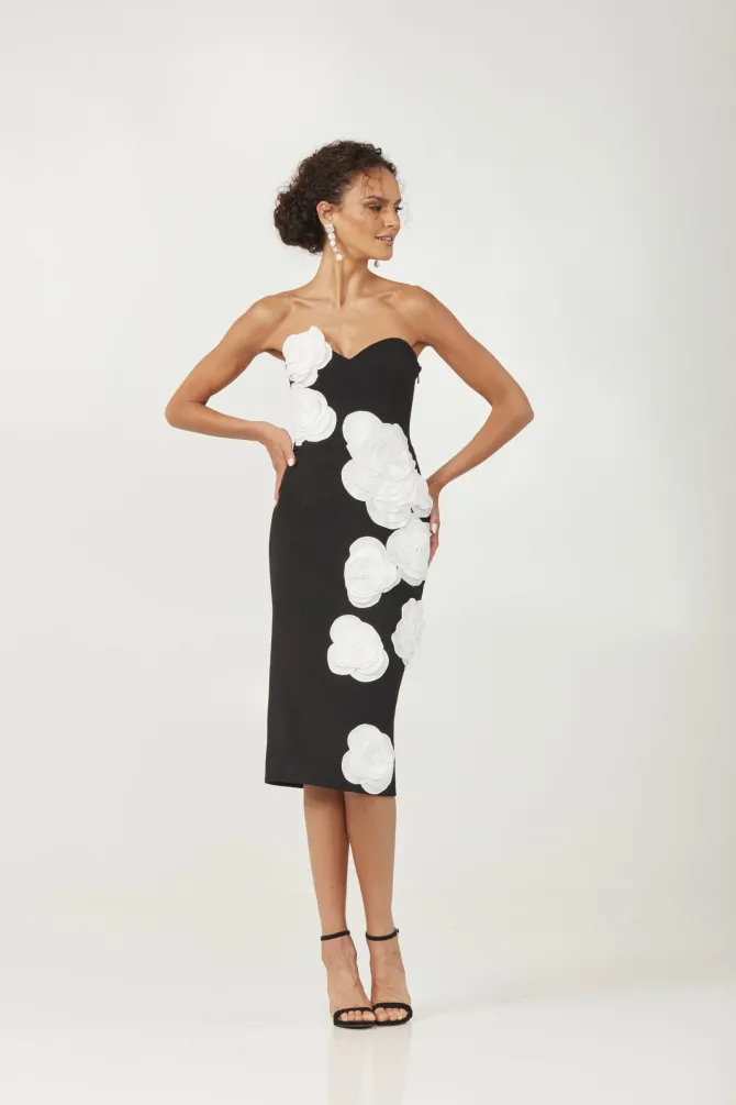 Kaia Floral Midi Dress