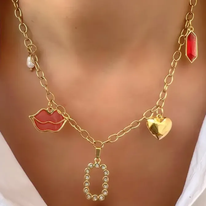 Karmen Gold Chunky Necklace