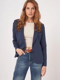 Katie Sweatshirt Blazer in marine