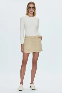 Kayla Mid Rise Utility Skirt