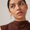 Lisieux Ear Jackets in gold