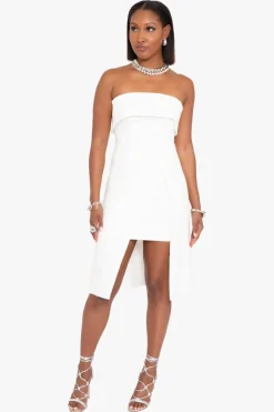 Louie Sheath dress in porcelain