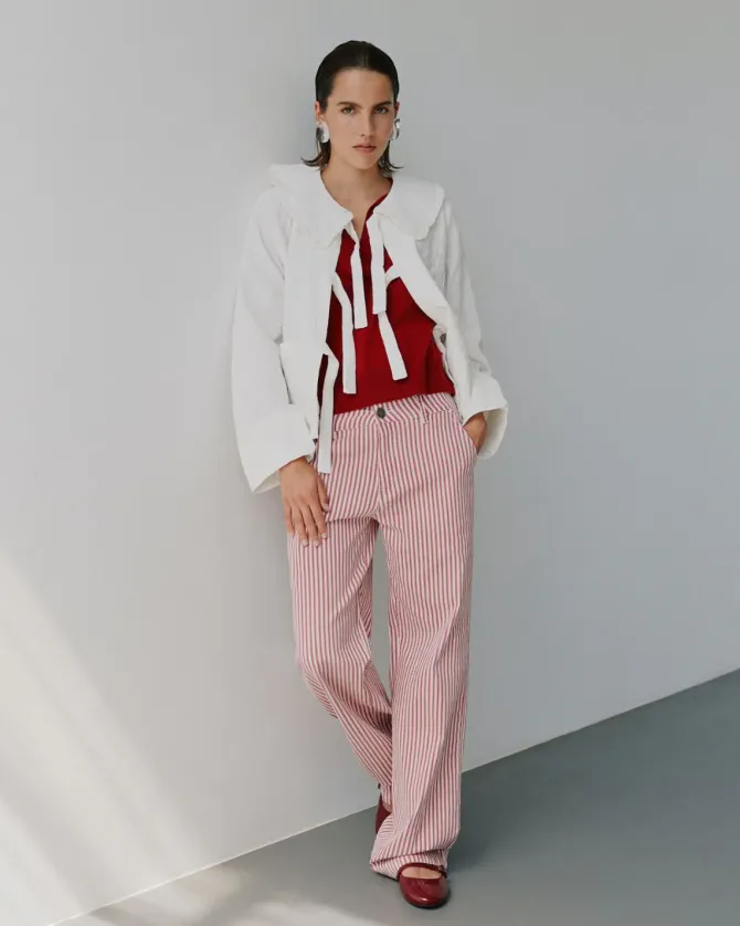 Lucca Striped Jeans