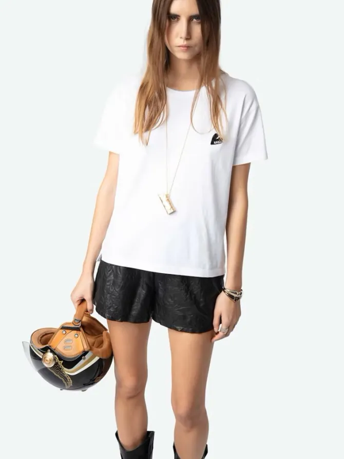 Marta Heart Zadig in white