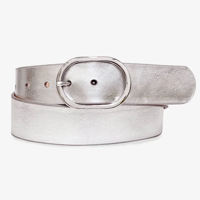 Medora Belt Metallic Silver