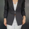 Melinda Solid Jacket in Black