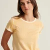 Miller Cotton T-Shirt in honey gold