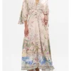 Nalini Petal Long Dress