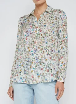Nina Blouse in vintage white