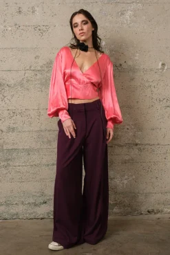 NOVA WIDE LEG TROUSER – SMALL
