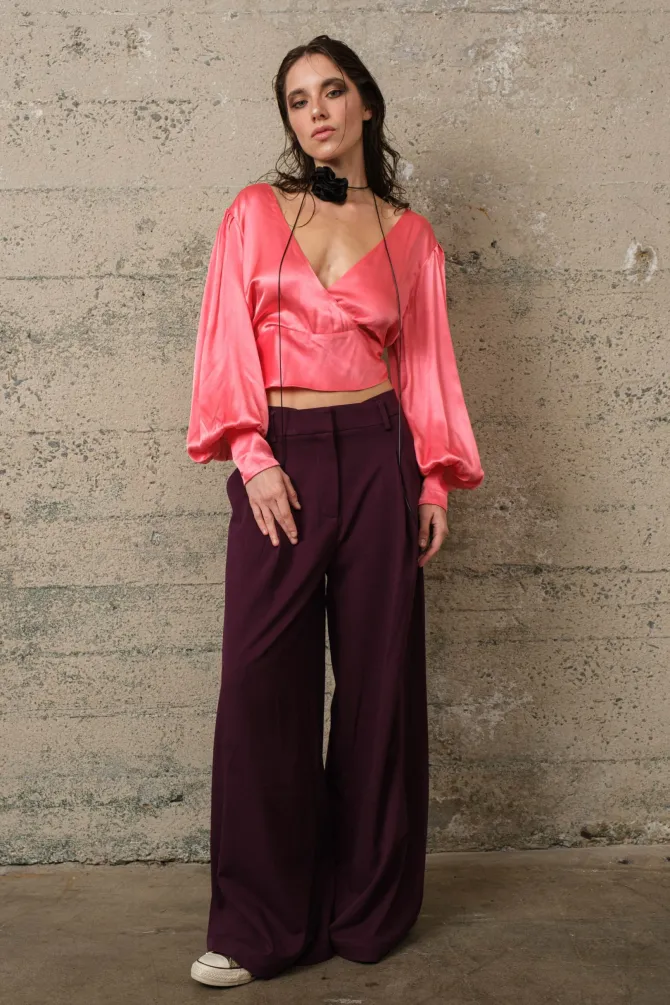 NOVA WIDE LEG TROUSER – SMALL