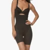 Open Bust Mid Thigh Bodysuit Shaper – xs
