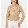 Pascale Faux Leather Jacket