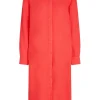 Paulette Dress in Pomegranate