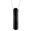 Pendant One NECKLACE IN BLACK/SILVER