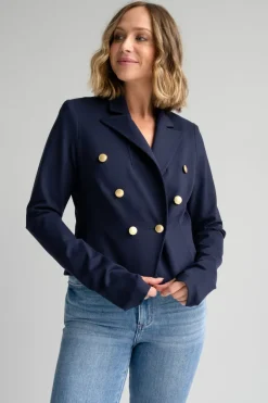 Rachel short blazer in navy