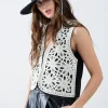 Raney Embroidery Vest