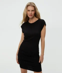 Ricci Shoulder Dress in black