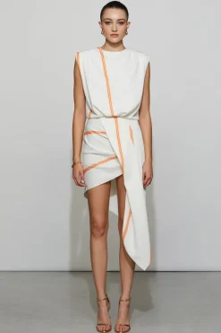 SAVANNA DRESS IN OMBRE STRIPE