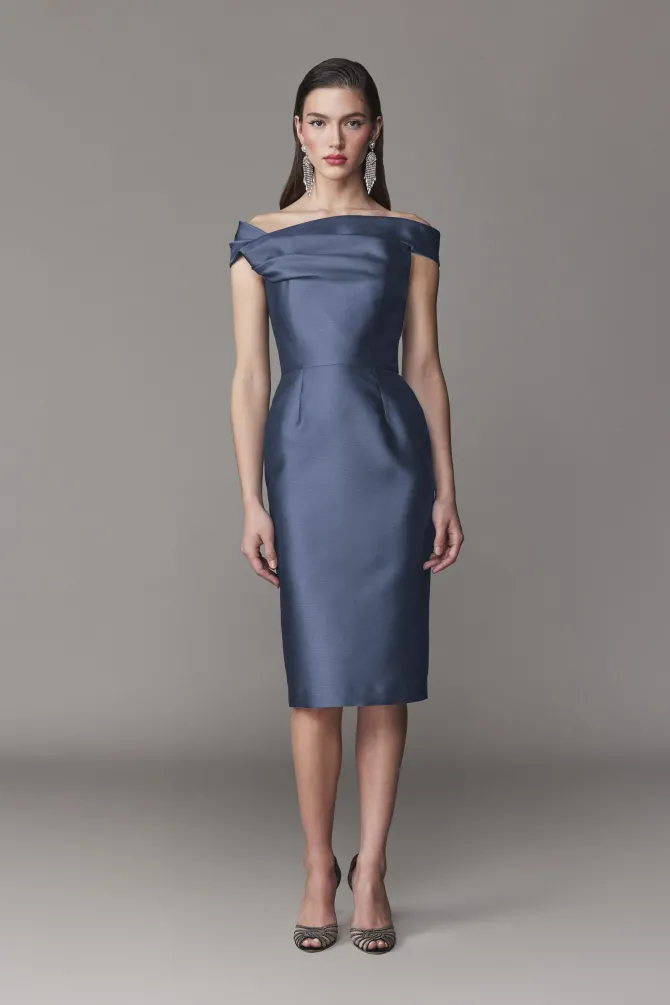 Tatiana Cocktail Dress in moonlight blue