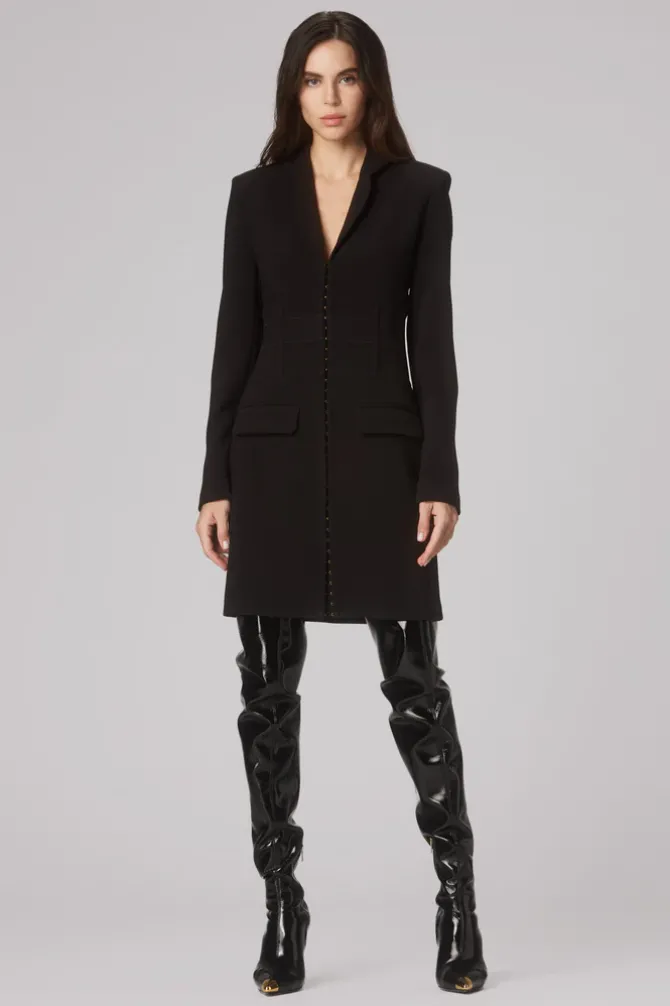 Tomboy Blazer Dress in black