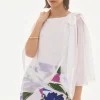 Umika Poncho Top in vanilla